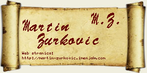 Martin Zurković vizit kartica